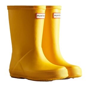 Hunter Classic Yellow Boots Kids 11